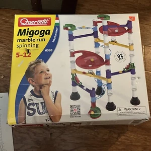 Quercetti Migoga Marble Run Spinning 85+ pieces #6565 age 5+ from Italy - Picture 1 of 12