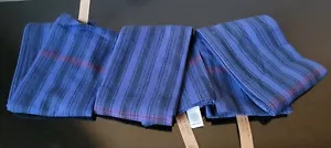 Lot of 3 Levi's x Target Striped Flour Sack Towel Blue/Navy 30"x30" - Picture 1 of 4