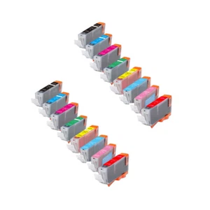 16PK Ink Cartridges for CLI-8 Canon Pro9000 Mark II Professional Printer + chip - Picture 1 of 1
