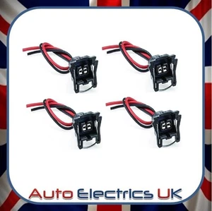 4 x EV1 Delphi Type Fuel Injector Connector Plug 2Way - FITS LS / Harley 7224495 - Picture 1 of 1