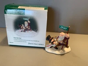 DEPARTMENT 56 NORTH POLE HAPPY NEW YEAR! 5644 FATHER TIME & BABY ELF NEAR MINT - Picture 1 of 4