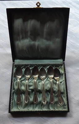 GOWE Alpacca Besteck 6 Kaffeelöffel L 10,5 cm - Bild 1 von 4