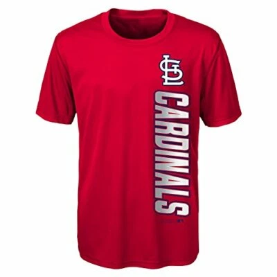 MLB Youth Boys 8-20 Cardinals Vertical Short sleeve Team Color performance Te... - Image 1 of 2