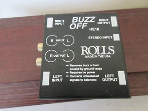 ROLLS HE18 BUZZ OFF BOX UNBALANCED TO BALANCED AND REMOVES HUM - Picture 1 of 3