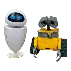 Disney Pixar Wall-E & Eve 2 Pack Poseable Action Figures 2019 Mattel Used - Picture 1 of 6