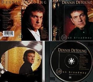 STYX - DeYOUNG *VG+" "10 ON  BROADWAY" 1994 US ATLANTIC CD OF BROADWAY STANDARDS - Picture 1 of 1