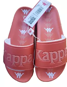 KAPPA 222 Banda Adam 17 Slides Orange/LT Orange /White Men's Sz. 4 Womens Sz 5.5 - Picture 1 of 9