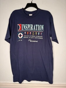 Carnival Cruise Celebration T Shirt Vintage New With Tags NWT Large Dead Stock - Picture 1 of 6