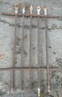 Grille de Défense Protection XVIIIeme Fer Forgé 130x85cm Château Haute Époque