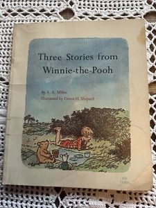 Three Stories From Winnie The Pooh A A Milne Scholastic 1966 USA Vintage Book - Imagen 1 de 13