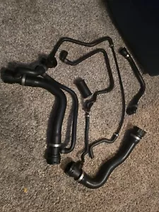 Radiator Coolant 7 Hose Kit for BMW 550i 650i 2006 2007 2008 2009 2010 - Picture 1 of 6