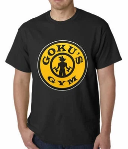 Dragon Ball Z Goku's Gym Men's T-Shirt Black Size S-4XL - Picture 1 of 1