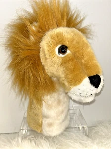 Daphnes Golf Headcover Stuffed Plush Lion Driver 12” Large Whiskers Big Eyes - Picture 1 of 6