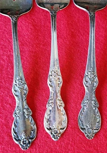 Wm Rogers GRAND ELEGANCE Int'l Silver 1959 3 SERVING FORKS Silverplate Flatware - Picture 1 of 9