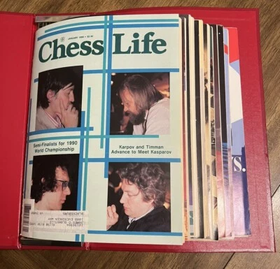 1990 Complete 12 ISSUES OF CHESS LIFE MAGAZINE - UNITED STATES CHESS FEDERATION - Image 1 of 4