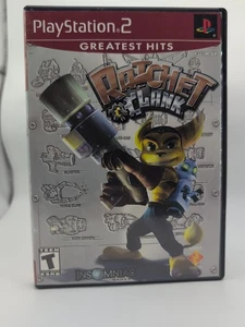Ratchet and Clank PS2 PlayStation 2 Complete CIB + Poster Greatest Hits - Picture 1 of 4