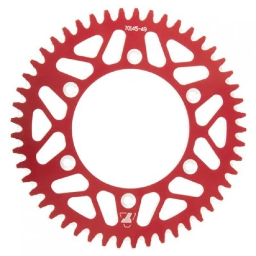 Tusk Rear Aluminum Sprocket 49 Tooth Red 209-167-0145 - Image 1 of 1