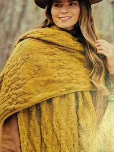 Generous Size Scarf Knitting Pattern. - Picture 1 of 2