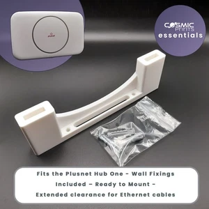 Plusnet Hub One Wall Mount Bracket – Extended Design for Ethernet Access - Picture 1 of 5