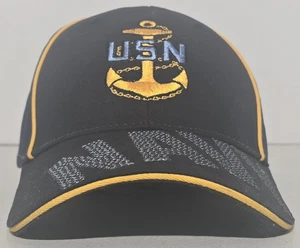 Navy Of The United States Vintage Unisex Strapback Hat Letters Across Bill - Bild 1 von 8