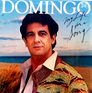 PLACIDO DOMINGO - My Life For A Song -Vinyl LP CBS AL 37799 ORIGINAL SHRINK NM- - Picture 1 of 6