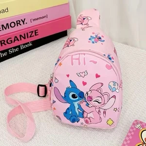 Stitch & Angel Sling Brusttasche – Süße Cartoon Umhängetasche mit Münzbeutel🎒 - Bild 1 von 8