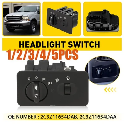Se adapta a Ford F-250 F-350 F-450 F-550 Super Duty 2002-2004 NUEVO interruptor de faros 1-5X Foto 1 de 4