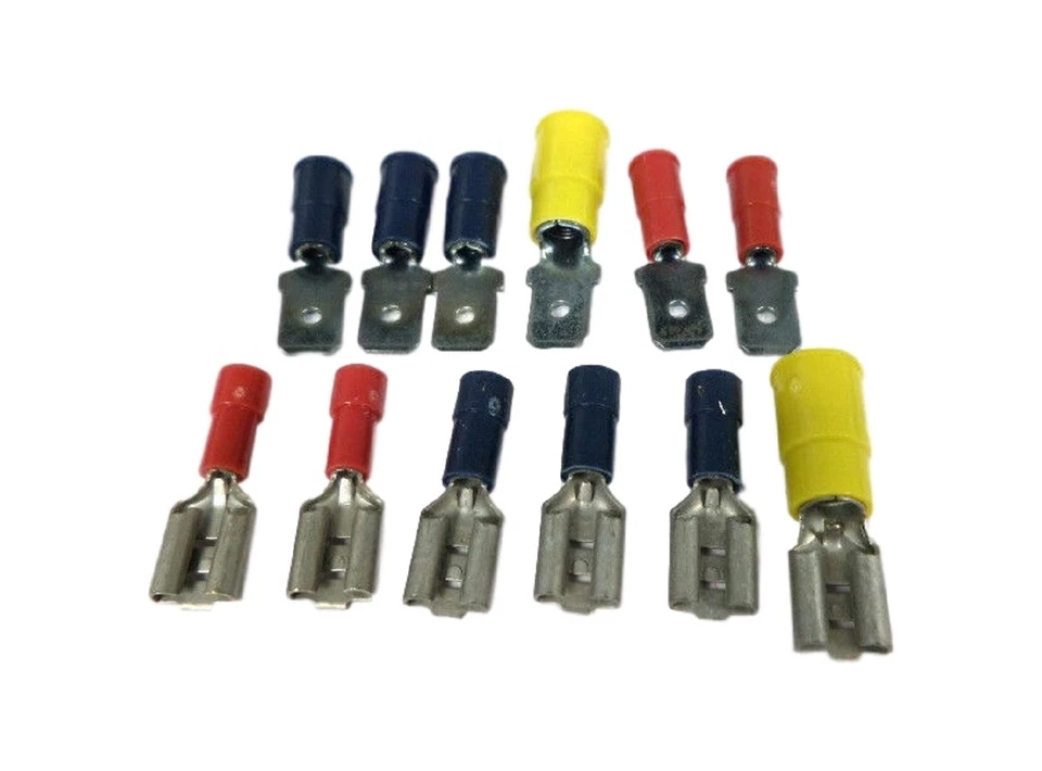 Standard Slide-On Connector Assortment ET504 ET-504 12pcs New NOS - Image 1 of 1