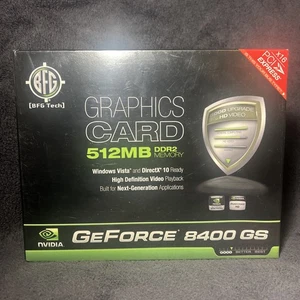 BFG GeForce 8400 GS 512MB DDR2 PCI Sealed - Picture 1 of 4