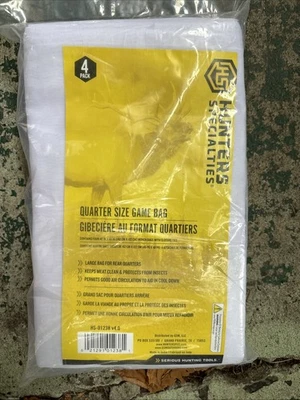 Bolsa de juego Hunters Specialties tamaño cuarto ideal para juego grande paquete de 4 - HS-01238 Foto 1 de 3