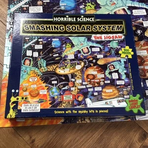 Horrible Science 300 Piece Jigsaw Puzzle, Smashing Solar System - Complete - Picture 1 of 4
