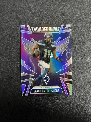 2025 Panini Phoenix Football Jaxon Smith-Njigba Thunderbirds No.3 BRLEO - Image 1 of 4