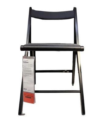 Nueva silla plegable IKEA FROSVI negra/Knisa gris oscuro 905.343.24 Foto 1 de 3