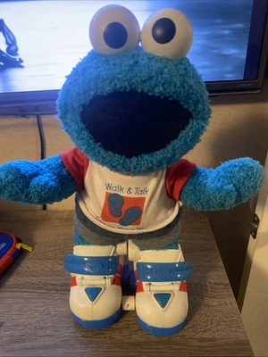 Peluche de colección Tyco 1997 Sesame Street Walk & Talk Cookie Monster ¡probado! Foto 1 de 4