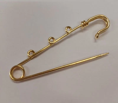 Kiltnadel Broschennadel Schmucknadel Nadel Kilt Messing - Bild 1 von 4