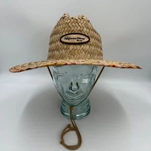Walt Disney World Parks Polynesian Village Resort Straw Sun Hat Vacation Beach - Picture 1 of 8