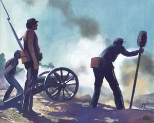 ATTILIO MICHELUZZI - Illustration Civil War - Bild 1 von 1