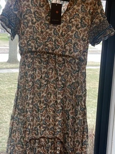 Woman Within Maxi Sundress Dress Women Petite Large Floral Short Sleeve - Picture 1 of 3