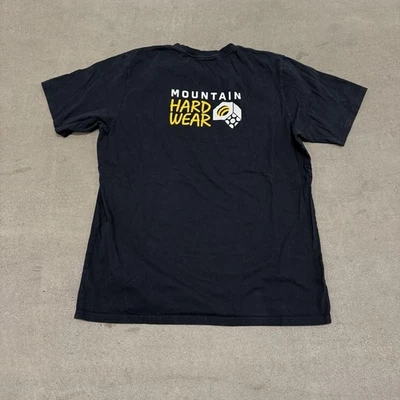 Camiseta Mountain Hardwear Manga Larga Hombre XL Negra Algodón Gorpcore Foto 1 de 4