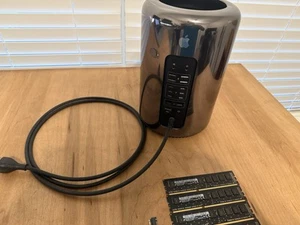 Mac Pro Late 2013 2.7 GHz 12-Core Intel Xeon E5 AMD FirePro D500 64GB 256GB SSD - Picture 1 of 8