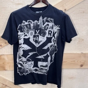 Zoo York Shirt Mens Medium Black New York City Graphic Urban Skate Tee Cotton - Picture 1 of 8