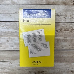 Law in a Flash Series: Evidence by Steven Emanuel (2005, Cards,Flash Cards) - Foto 1 di 4
