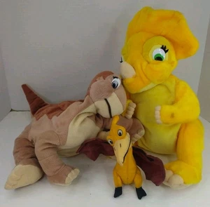 1996 The Land Before Time Littlefoot Cera Petri Dinosaur Plush Equity Toy Damage - Picture 1 of 22