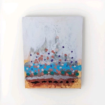 Dot multicolor acrylic & ink "Under the Sea" #004 Limited 1/1 Series (7) signed - Image 1 of 4