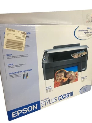 Epson Stylus CX3810 Color Inkjet All Purpose All In One Printer New SEALED - Image 1 of 4