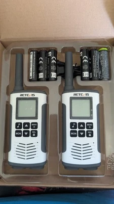 Praktisches Retevis RT45 Funkgerät-Set (2 Stück) – Ideal für Freizeit & Urlaub! - Bild 1 von 2