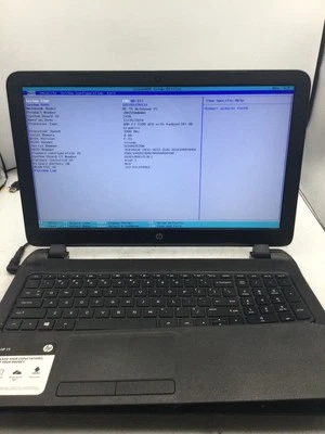 HP 15 1004OX NOTEBOOK - BOOTS TO BIOS - AMD E1 - 4GB RAM - 15" - READ DESCRIP-BB - Image 1 of 4