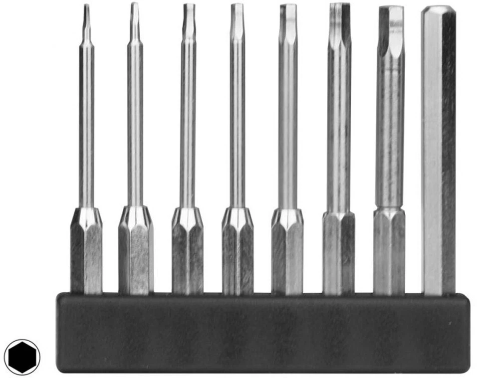 Mini Bit Sortiment Sechskant lang 8-tlg. - Bild 1 von 3