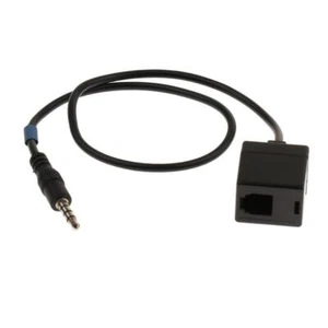 RJ9 gniazdo na 3,5 mm wtyczka wtyczka adapter konwerter zestaw słuchawkowy na kabel telefoniczny - Zdjęcie 1 z 5