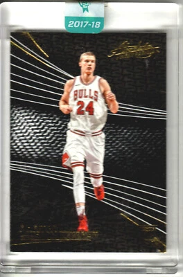 2017-18 Panini Absolute Lauri Markkanen Encased Rookie RC - Image 1 of 2